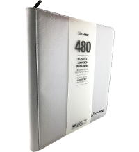 Ultra Pro - 12-Pocket Zippered PRO-Binder - Silver